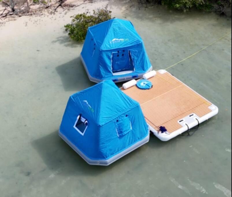 Campsite Bonnethead Key Floating And Private Island Key West